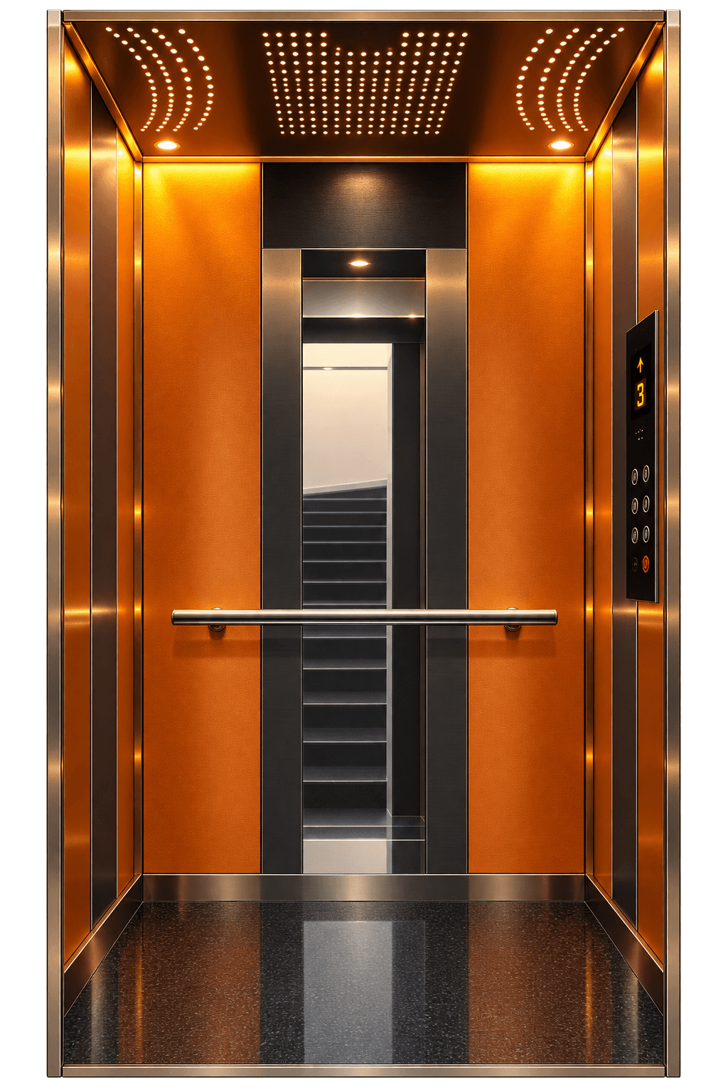 MS lift cabin design 03 — laminate interior